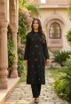 BLACK KURTA SET